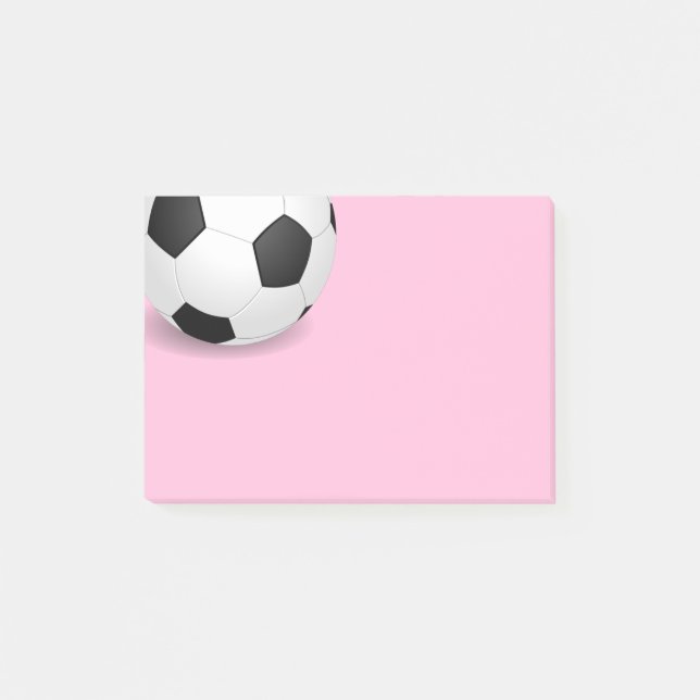 Post-it® Bal de football post-it-notes (Devant)