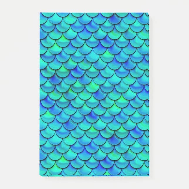 Post-it® Balances bleues à perte d'eau (Devant)