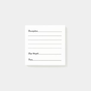 Post-it® Balises d'inventaire facile d'eBay - Étiquette de