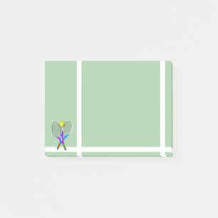 Post-it® Balle de tennis et raquettes