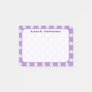 Post-it® Balles de volley-ball Monogram Lavande Violet