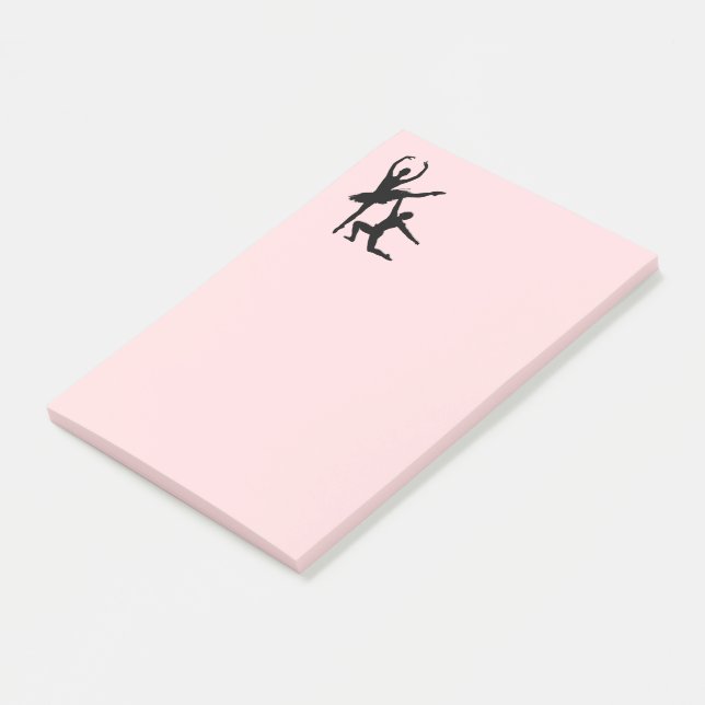 Post-it® Ballet Couple Danse Rose (Incliné)