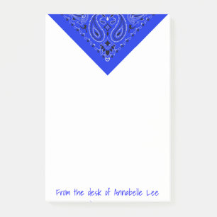 Post-it® Bandana bleu