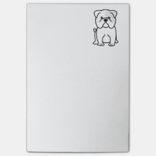 Post-it® Bande dessinée de bouledogue