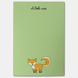 Post-it® bande dessinée mignonne d'animal de forêt de