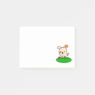 Post-it® Bande dessinée mignonne de chiot