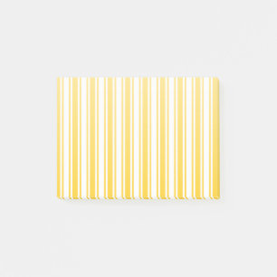 Post-it® Bandes de bonbons jaunes et blancs