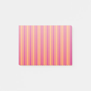 Post-it® Bandes de bonbons rose et orange