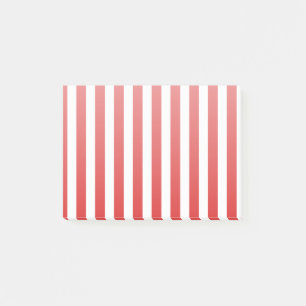 Post-it® Bandes de bonbons rouges et blancs