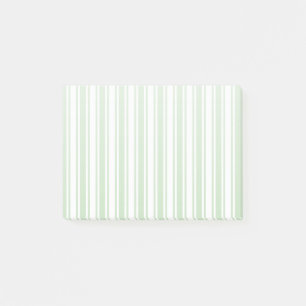 Post-it® Bandes de bonbons vert pâle et blanc