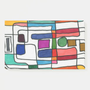 Post-it® Bandes rectangulaires chaudes et cool avec accent 