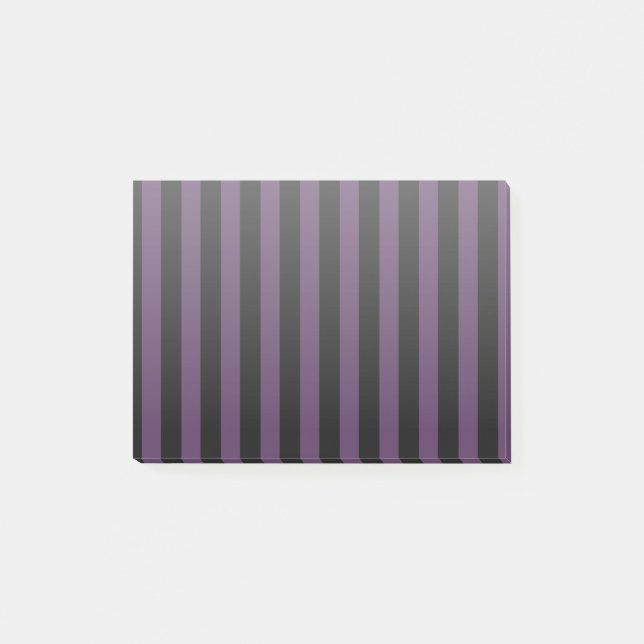 Post-it® Bandes violettes foncées et noires (Devant)
