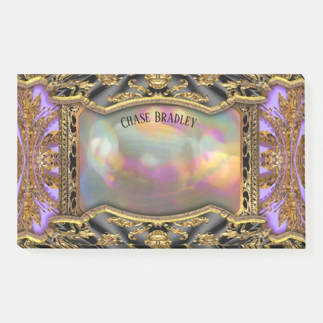 Post-it® Barnetcue Dubuios Cool Baroque Monogramme (Devant)