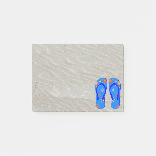 Post-it® Bascules électroniques dans le sable (Devant)