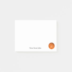 Post-it® Basketball Sport Thème Athelete Nom personnalisé