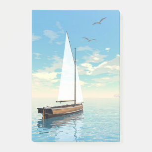 Post-it® Bateau à voile - 3D rendent