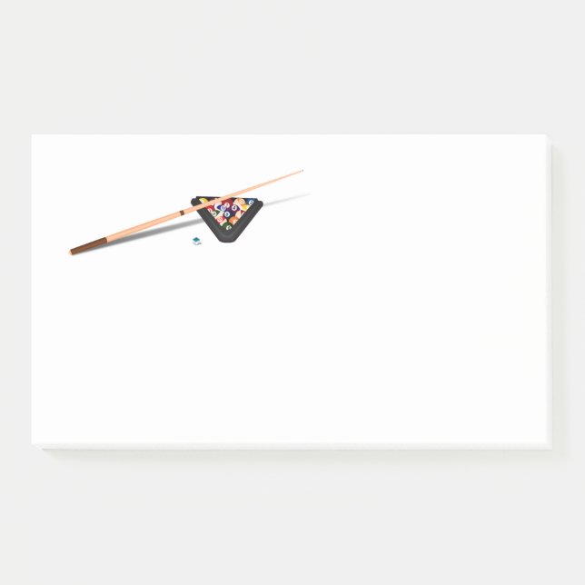 Post-it® Bâton et balles de la table de billard (Devant)