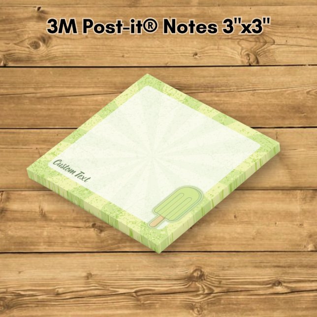 Post-it® Bâtonnet de glace au citron vert (Créateur téléchargé)
