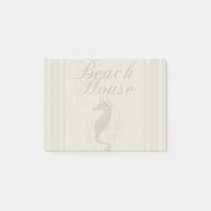 Post-it® Beach House Seahorse Seashore