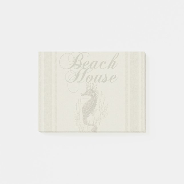 Post-it® Beach House Seahorse Seashore (Devant)