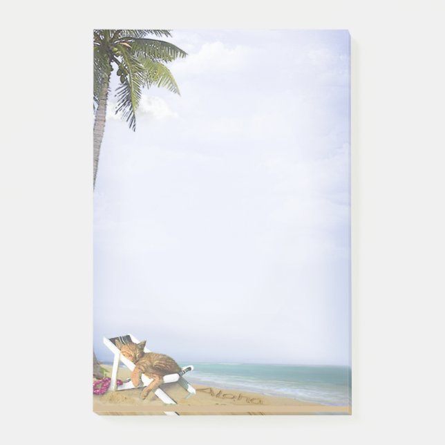Post-it® Beach Kitty (Devant)