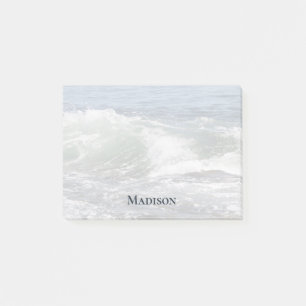 Post-it® Beach Ocean Waves Notes postales personnalisées