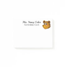 Bear Cub Post-it Notes