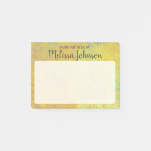 Post-it® Beau Art doré personnalisé