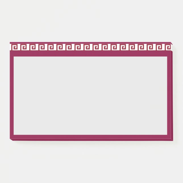 Post-it® Beau Motif en-tête de conception géométrique (Devant)