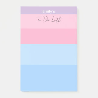 Post-it® Beau Pastel Rose & Bleu