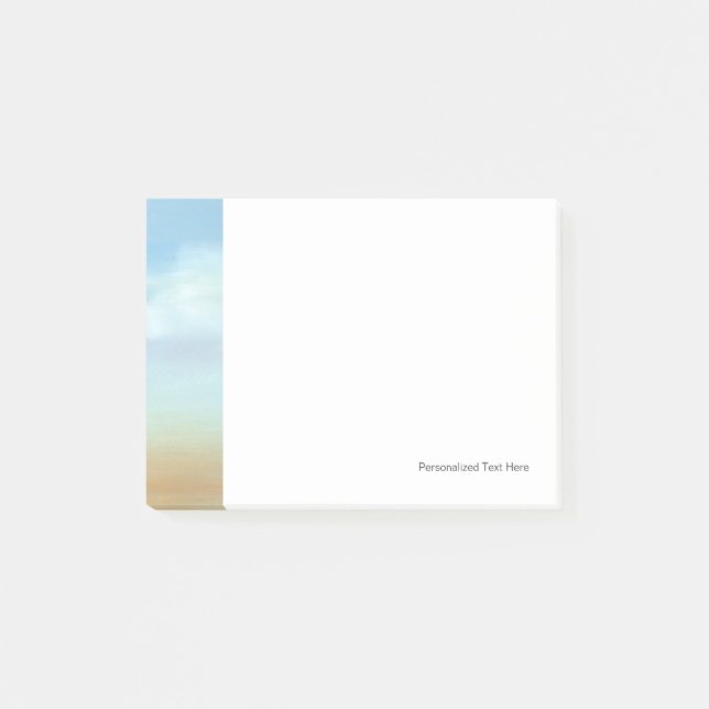 Post-it® Beau paysage avec nuages fluides (Devant)