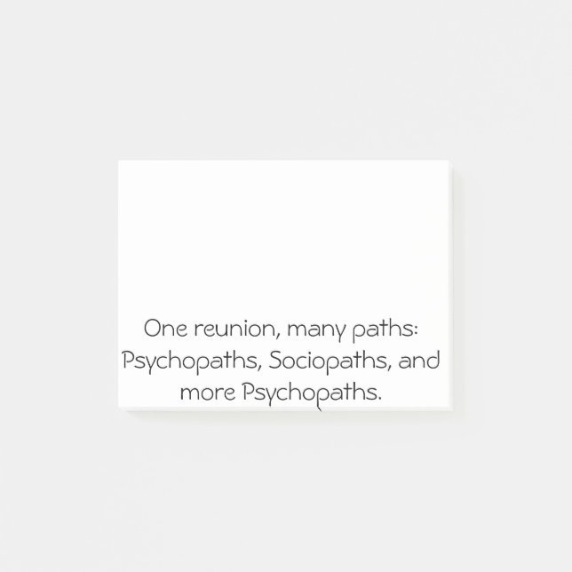 Post-it® Beaucoup de notes de post-it drôles de la Réunion (Devant)