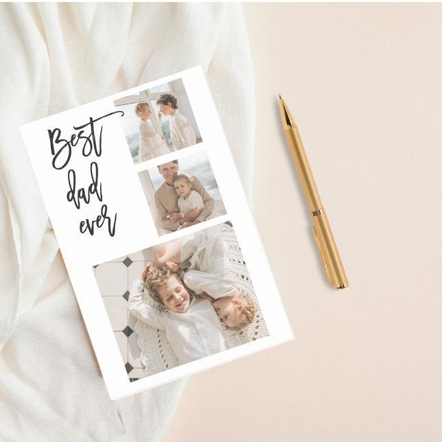 Post-it® Beauté Collage photo Meilleur papa Jamais Cadeau (Créateur téléchargé)