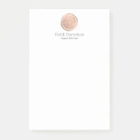Beauté élégante Mandala Logo Rose Gold Personnalis
