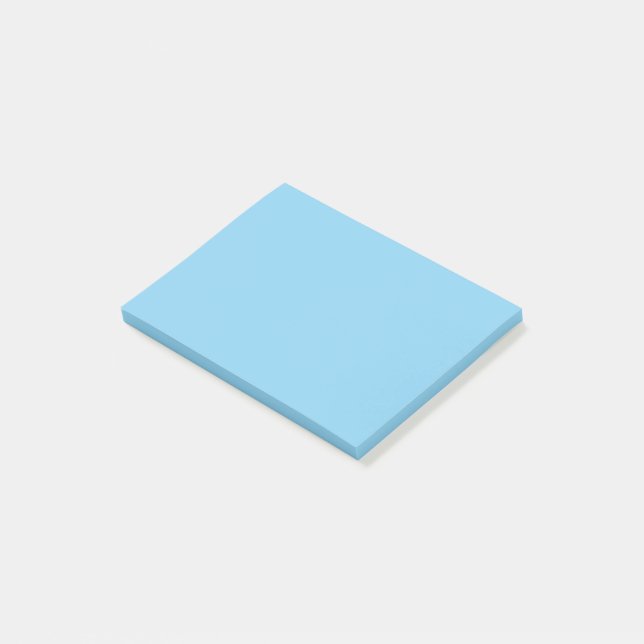 Post-it® Bébé bleu (couleur solide) (Incliné)