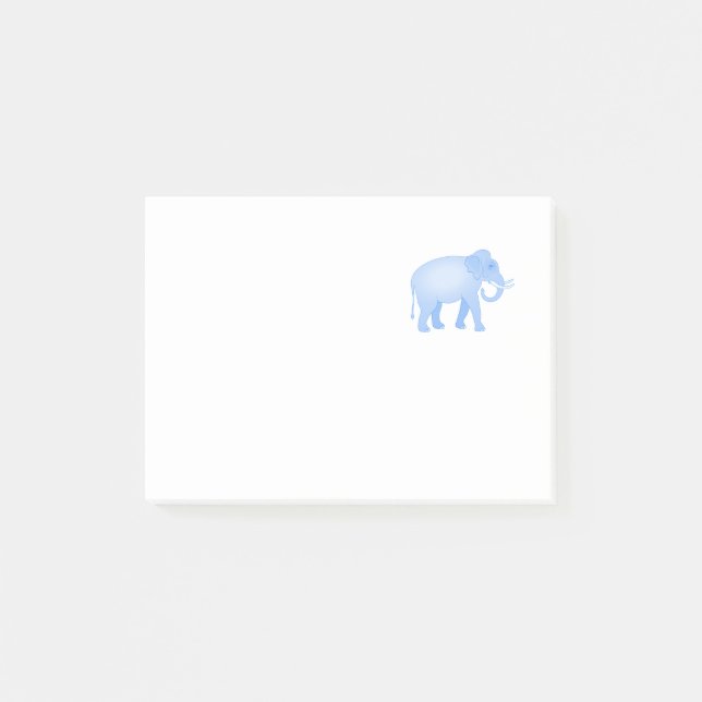 Post-it® Bébé bleu d'éléphant (Devant)