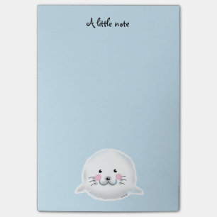 Post-it® Bébé phoque pelucheux mignon