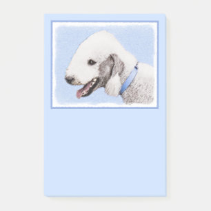 Post-it® Bedlington Terrier Peinture - Art Chien original