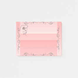 Post-it® Belle Beauté Coral Notes collantes