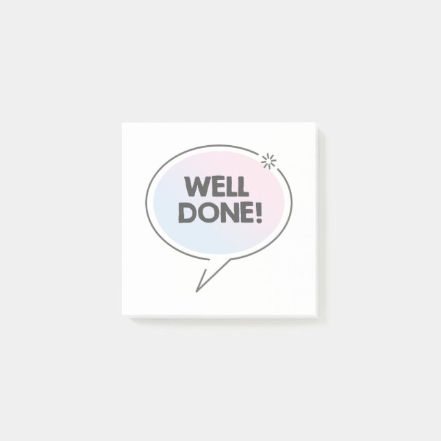 Post-it® Belle bulle vocale (Devant)