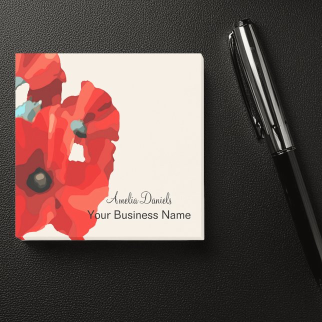 Post-it® Belle entreprise Red Poppy (Créateur téléchargé)