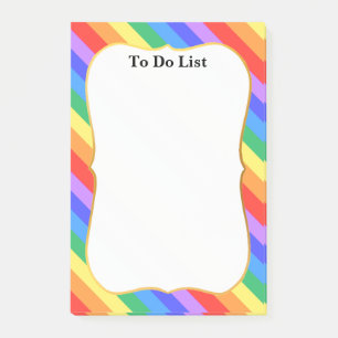 Post-it® Belles couleurs d'arc-en-ciel