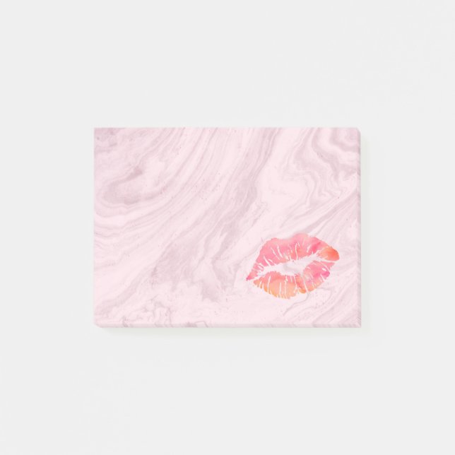 Post-it® Belles lèvres personnalisées sur le marbre (Devant)