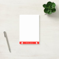 Belles notes de texte personnalisées 4 x 6 pouces