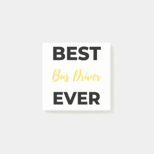 Post-it® Best Bus Driver Ever bl