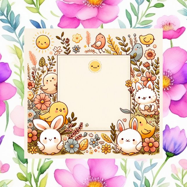 Post-it® Bêtes, printemps, (Créateur téléchargé)