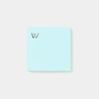 Beurre bleu clair de conception Bouton clair Post-