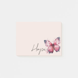 Post-it® Beurre d'espoir rose inspiré