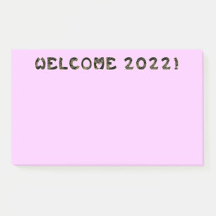 Post-it® bienvenue 2022 !