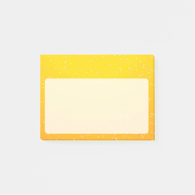 Post-it® Bière Lager avec de minuscules bulles (Devant)
